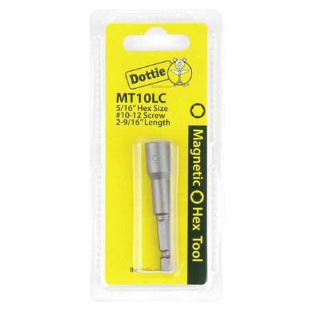 L.H. DOTTIE L.H. Dottie 5/16'' x 2-9/16'' Magnetic Nut Driver (Carded) MT10LC